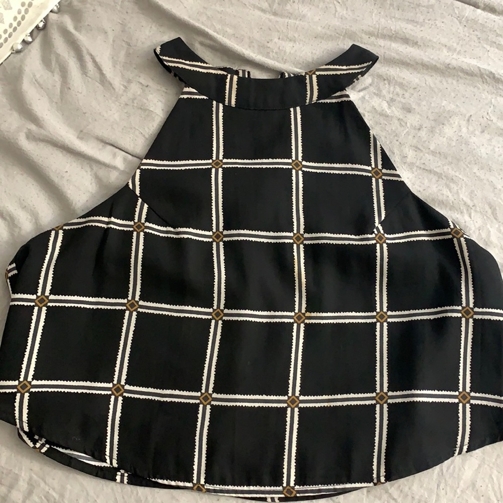 High neck tank top